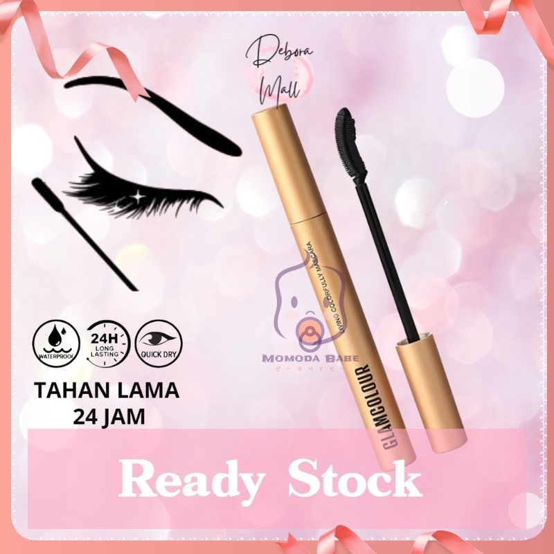 【Debora Mall】Momoda Babe Mascara Profesional Long Lasting Gunakan Dengan Bulu Mata Palsu Perpanjang Bulu Mata Maskara Waterproof