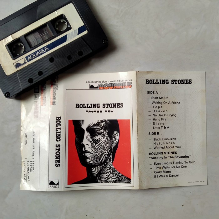 KASET ROLLING STONES TATTOO YOU AQUARIUS