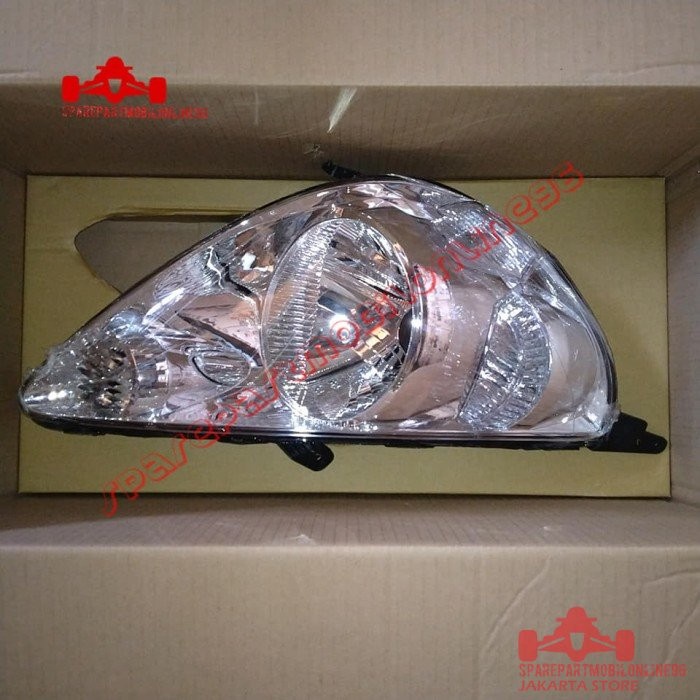 Head Lamp Lampu Depan Honda Jazz 2004 2005 Silver DEPO