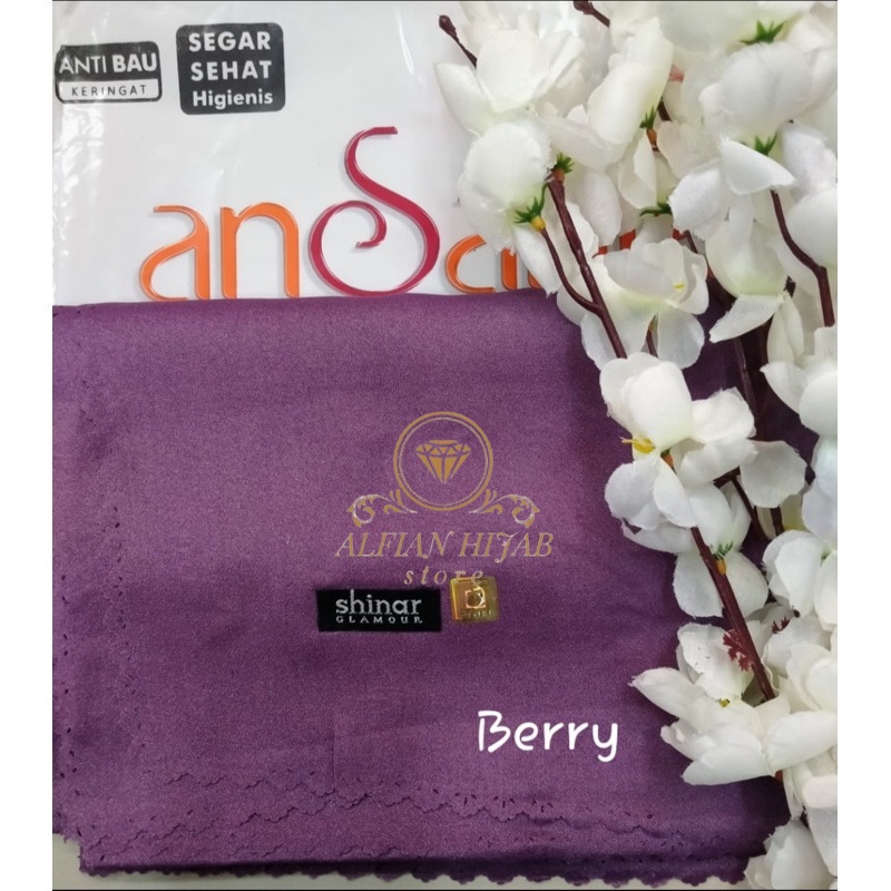 hijab shinar segiempat ansania LC 110x110/shinar ansania/kerudung hijab segi empat shinar glamor/Shi