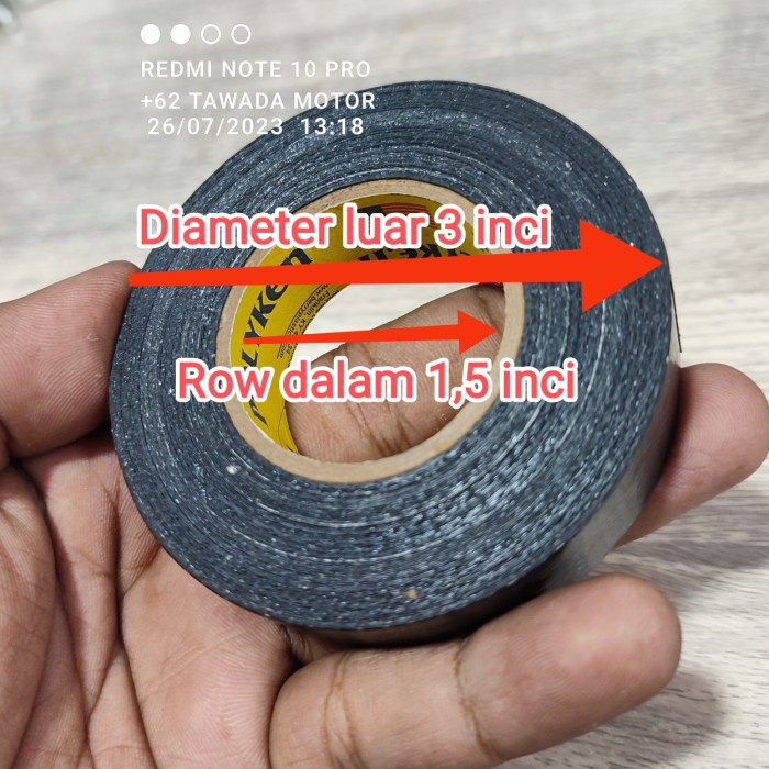 

SOLASI KABEL BODI LISTRIK MERK POLYKEN 268 SUPER LENGKET MODEL Berserat 3/4inci x15meter