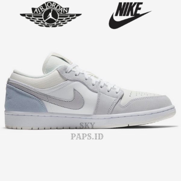 Nike Air Jordan 1 Low Paris White Sky Grey - 36
