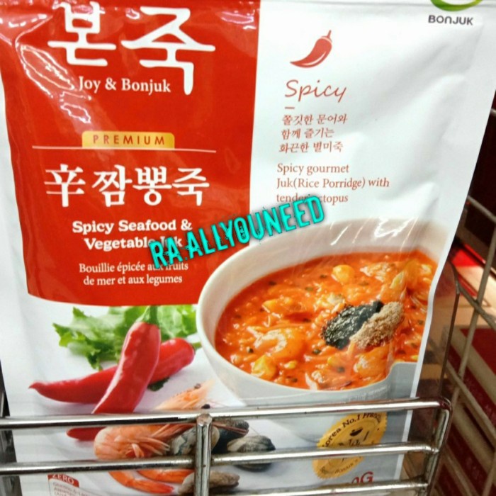 

Bonjuk Spicy Gourmet Rice Porridge With Tender Oktopus 300gram