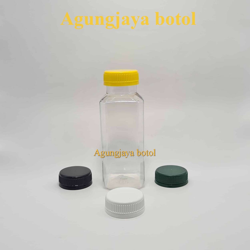 Botol Kale 250 ml Kotak Natural / Botol Kale 250 ml / Botol Madu / Botol Minuman / Botol Kale Kotak 