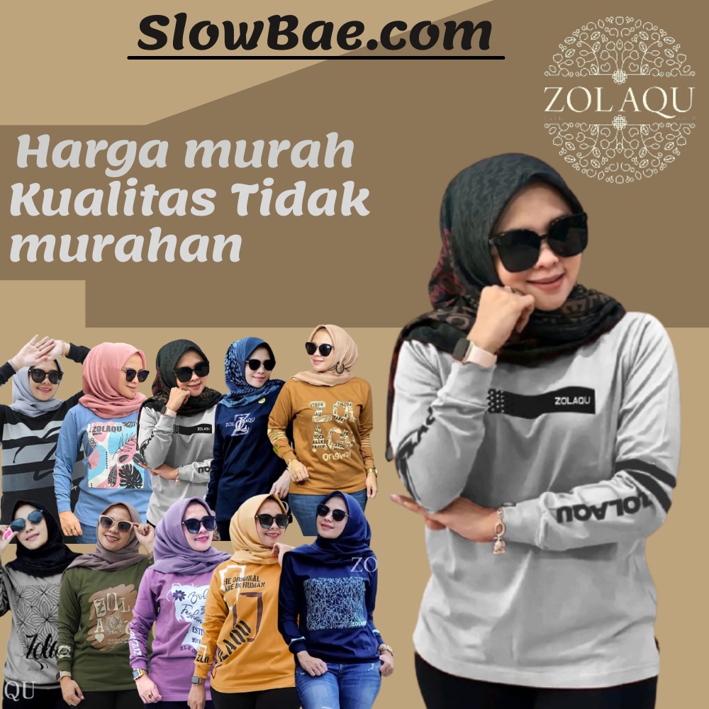 IV ZOLAQU PREMIUM kaos baju atasan zolaqu terbaru atasan zolaqu jolaqu zolaku senam olahraga sport z
