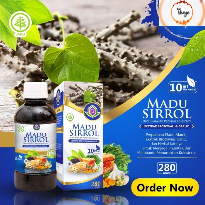 Madu Penurun Kolesterol Asam Urat Madu Sirrol Original
