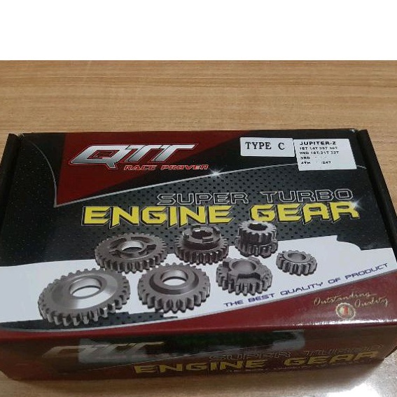GEAR RASIO GEAR BOX ENGINE YAMAHA JUPITER Z TYPE C QTT RACING 14/35 36