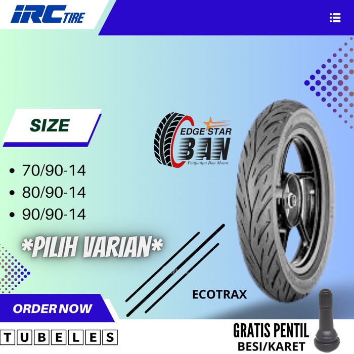 BAN IRC-NR96 // ECOTRAX (70/90-14) (80/90-14) (90/90-14) TUBELES