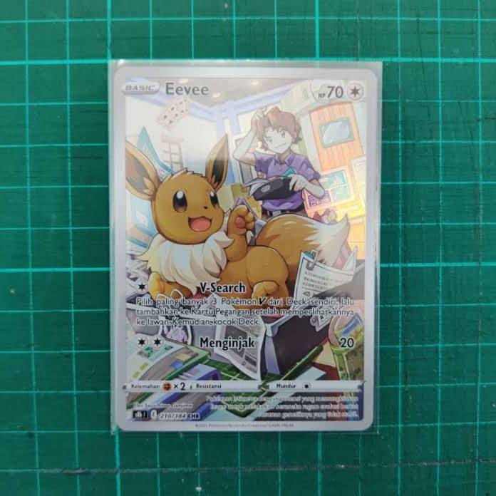 Eevee CHR s8b 210/184 VMAX Klimaks - Pokemon TCG Indonesia