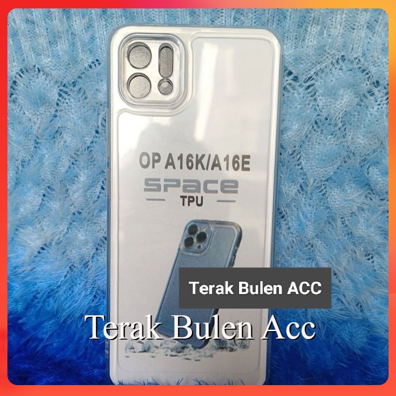 Soft Case Clear Space Bening OPPO A16K / OPPO A16E Casing Transparan