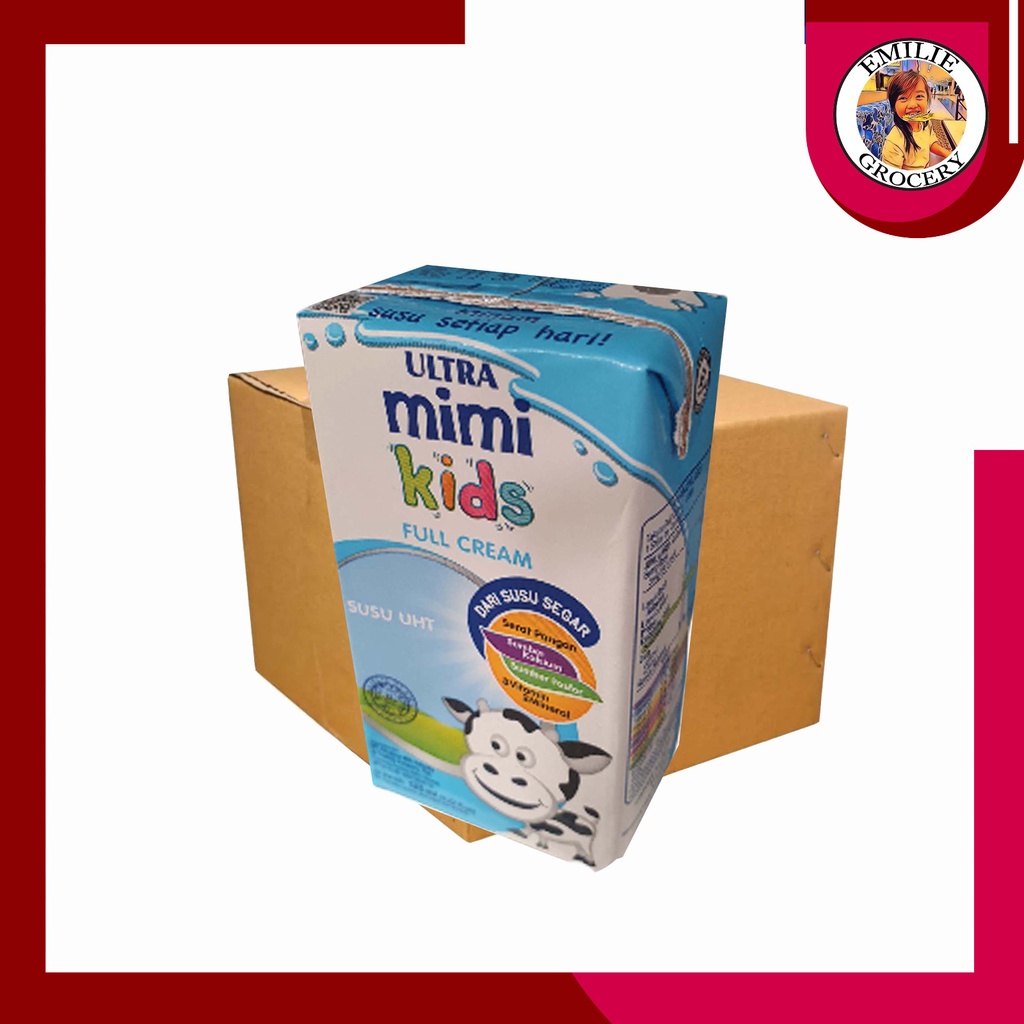 

Dus Karton Susu Ultra Milk Mimi Full Cream Putih 125ml 125 ml Isi 40