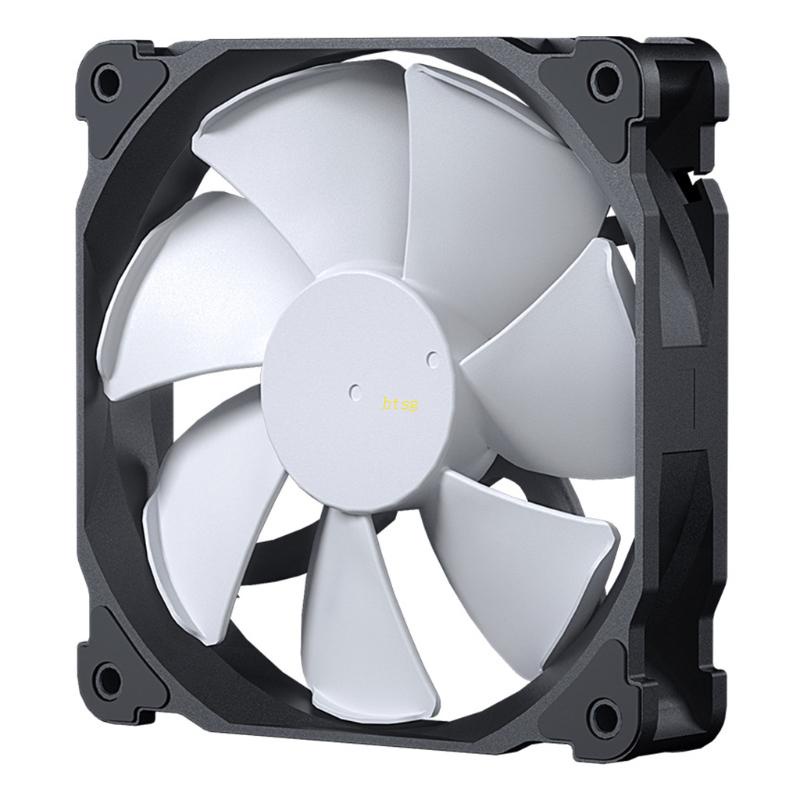 Bt Phanteks Chassis Cooling Fan, Komputer Untuk Case Fans Untuk Desktop Performa Tinggi 2200RPM 12V 0.2A Seven-Blade Desig