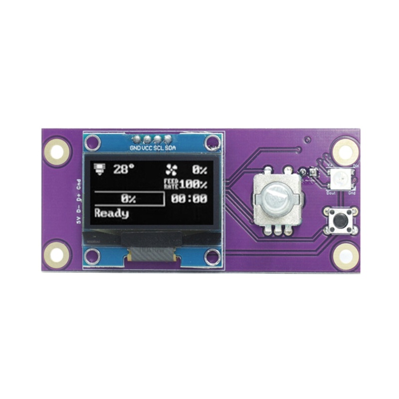 Zzz Untuk Raspberry Pi Gemini Voron V0 V0 1v0 2layar OLED Lampu RGB Smart Display