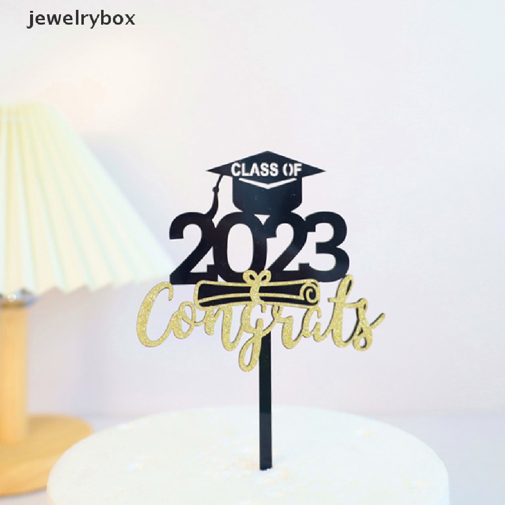 [jewelrybox] Akrilik Selamat Wisuda Untuk Murid Wisuda Pesta Dekorasi Kue Butik