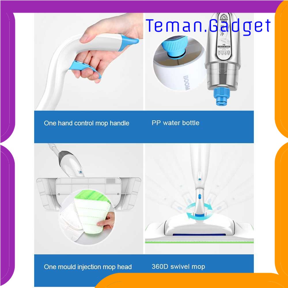 TG - ART JOOMOON Alat Pembersih Lantai 3 in 1 Water Spray Sweeper Mop - FD-11P