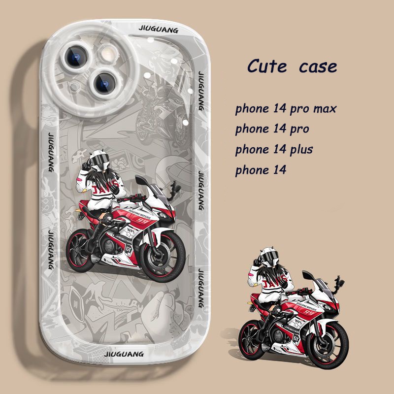 IPHONE Soft Big Eye Case Kompatibel Untuk Iphone14 13 11 12 Pro Max XS X XR 6s8 +7 Plus Casing TPU Shockproof Cover