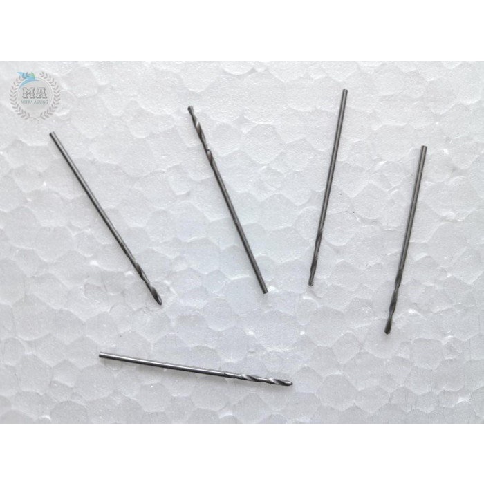 Mata Bor Besi Kayu Hss Drill 1 mm Mata Bor Kayu Besi Serbaguna OLS 1 mm HSS Drill Bit Mata Bor Besi Kayu