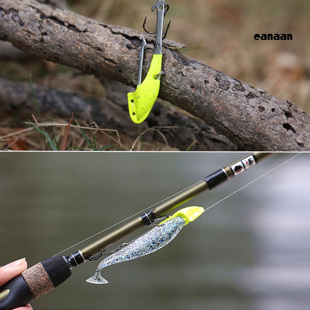 Cnn-fishing Jig Luminous Sharp Metal Air Tawar Air Asin Jig Kepala Kait Untuk Umpan Lembut Umpan