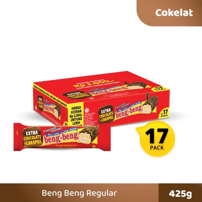 

Beng Beng Wafer 1 box isi 17 pcs