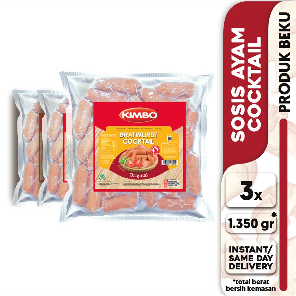 

KIMBO Bratwurst Chicken Cocktail Original25 3x