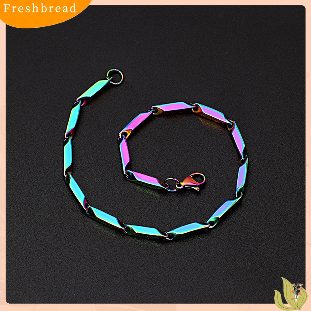 &lt; Freshbread &gt; Proses Quenching Gelang Sederhana Tidak Alergi Rantai Daun Fashion Gelang Tangan Dekorasi