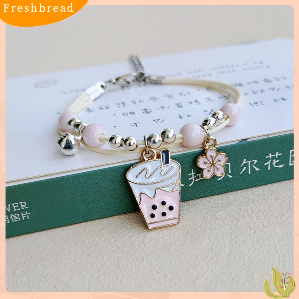 &lt; Freshbread &gt; Fashion Gelang Minimalis Indah Pengerjaan Halus Indah Menggemaskan Sehari-Hari Memakai Paduan Kartun Kelinci Kid Gelang Untuk Anak Perempuan