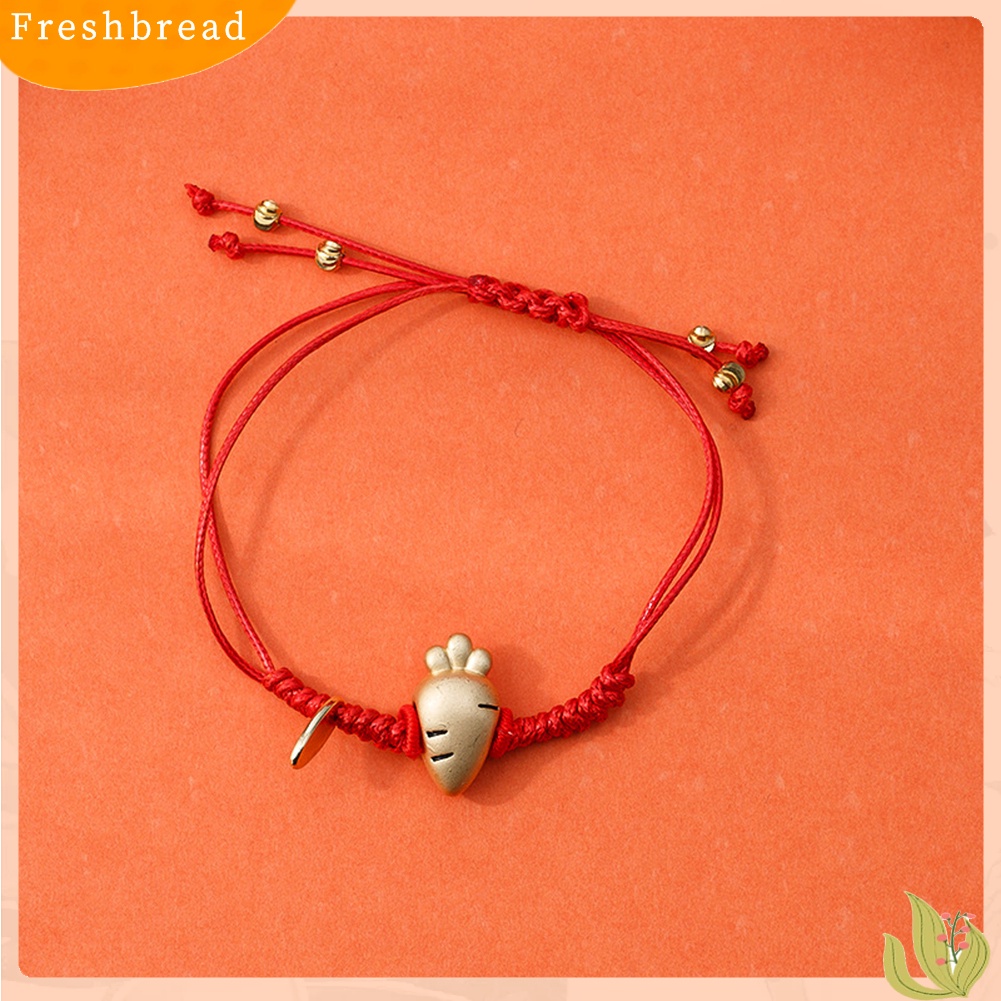 &lt; Freshbread &gt; Wanita Zodiak Mouse Pesona Tali Merah Gelang Bangle Adjustable Beruntung Perhiasan Hadiah