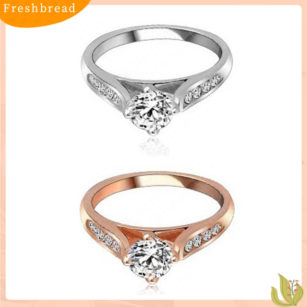&lt; Freshbread &gt; Cincin Simple Inserted Charming 2warna Cincin Simple Hias Untuk Natal