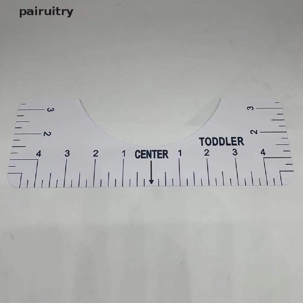 Prt 4pcs T-Shirt Alignment Guide Ruler Alat Perata Kaos Untuk PRT Desain Pusat