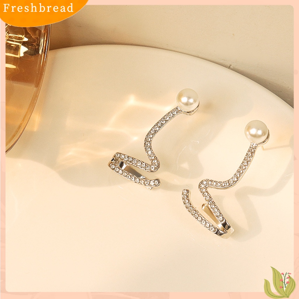 &lt; Freshbread &gt; 1pasang Anting Bersinar Elegan Sehari-Hari Memakai Perhiasan Fashion Wanita Anting Untuk Kehidupan Sehari-Hari