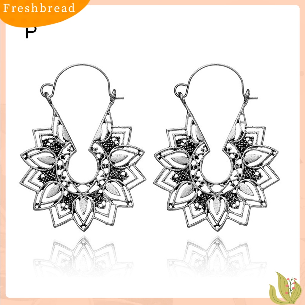 &lt; Freshbread &gt; Anting Gantung Bahan Alloy Tahan Aus Anting Menjuntai Desain Unik Untuk Pesta