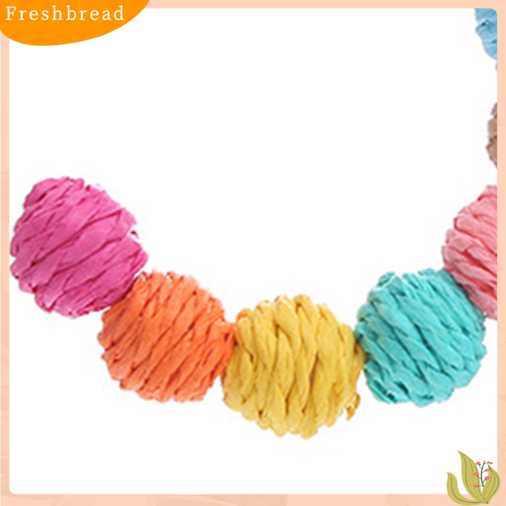 &lt; Freshbread &gt; 1pasang Anting Tusuk Bentuk C Bola Bulat Perhiasan Bohemian Braided Earrings Untuk Liburan