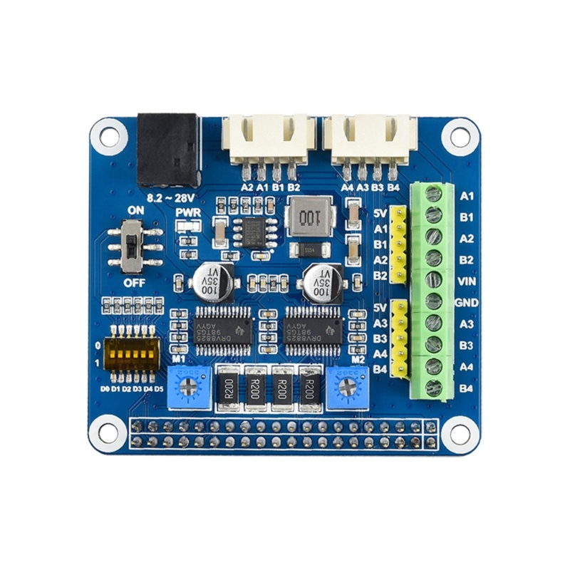 Zzz 3D Printer DRV8825 Stepper Motor Driver Control Panel Board Modul Papan Ekspanding Untuk RaspberryPi 4papan Utama