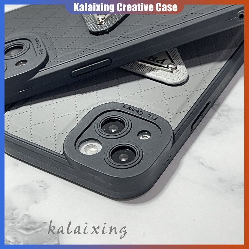 Casing Ponsel Logo Prada 3D Untuk iPhone 14 Pro Max13 11 Pro Max Xs Max Xr X Xs 7 8 Plus Soft Case Kulit Dengan Perlindungan Lensa