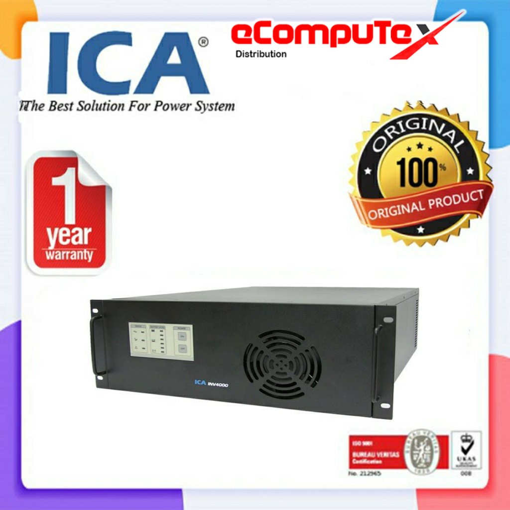 INVERTER ICA INV-1000-24 INV100024 1000VA RACK MOUNT INVERTER GARANSI RESMI