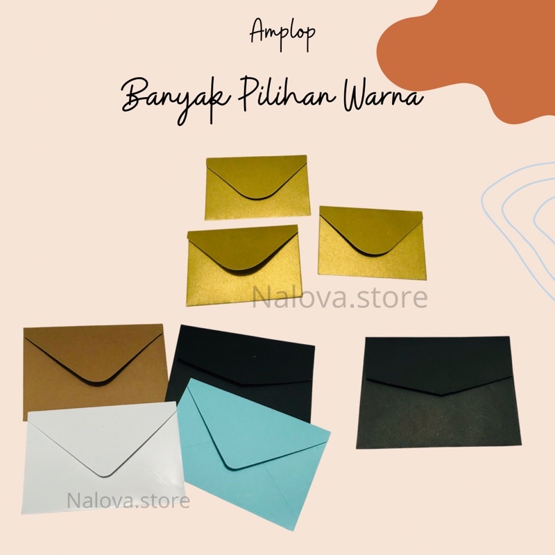 

Amplop Vintage / Amplop Warna-Warni / Amplop Hitam / Amplop Rustic / Amplop Cokelat