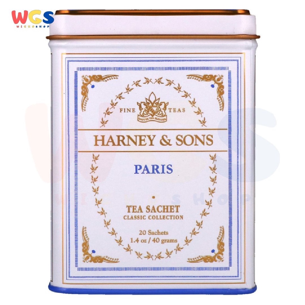 Harney &amp; Sons Paris Fine Tea Classic Tin 20 Sachets 40gr