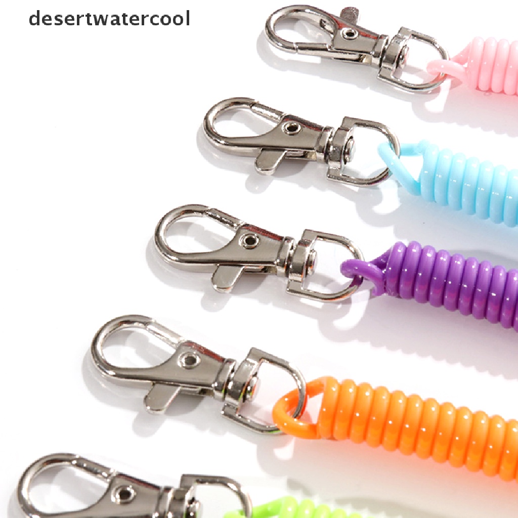 Deid Kait Lobster Clasp Spring Melar Coil Keyring Gantungan Kunci Swivel Lobster Clasp Martijn