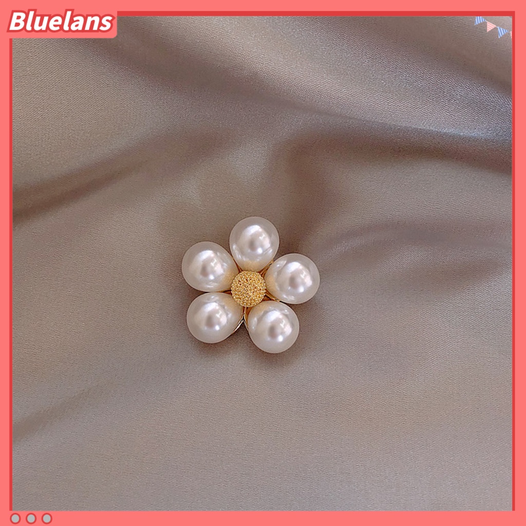 {In Stock} Bros Pin Busur Mutiara Imitasi Perempuan Berkilau Tahan Lama Bros Baju Dekor