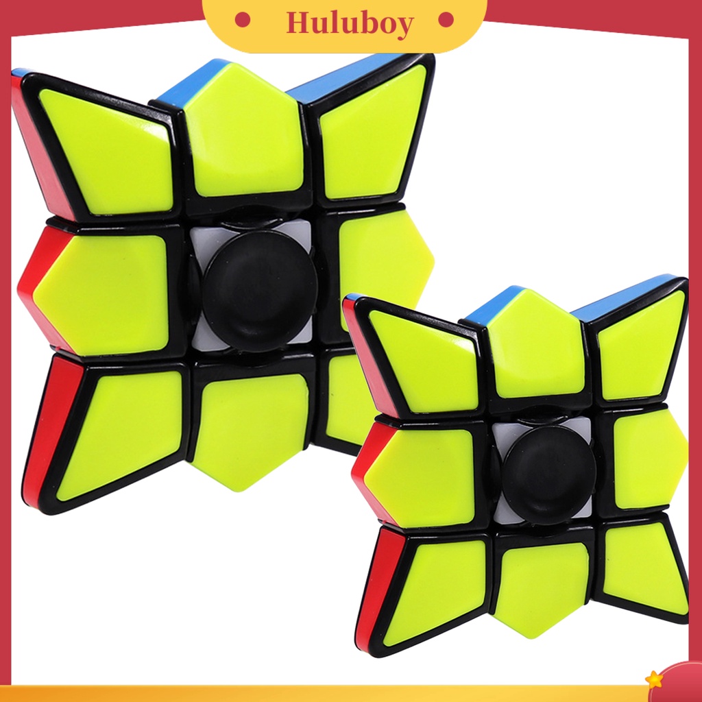 {In Stock} Cube Spinner Mainan Fidget Spinner Kubus Anak-Anak Anti-Pereda Stress Fleksibel Warna-Warni Untuk Anak