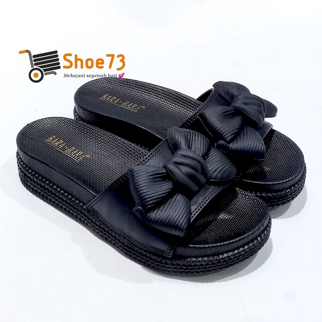 BARA BARA JSL 895 B-21BW NEW SIZE 36-40 ORIGINAL l Sandal selop jelly wanita l Sendal kokop cewek impor