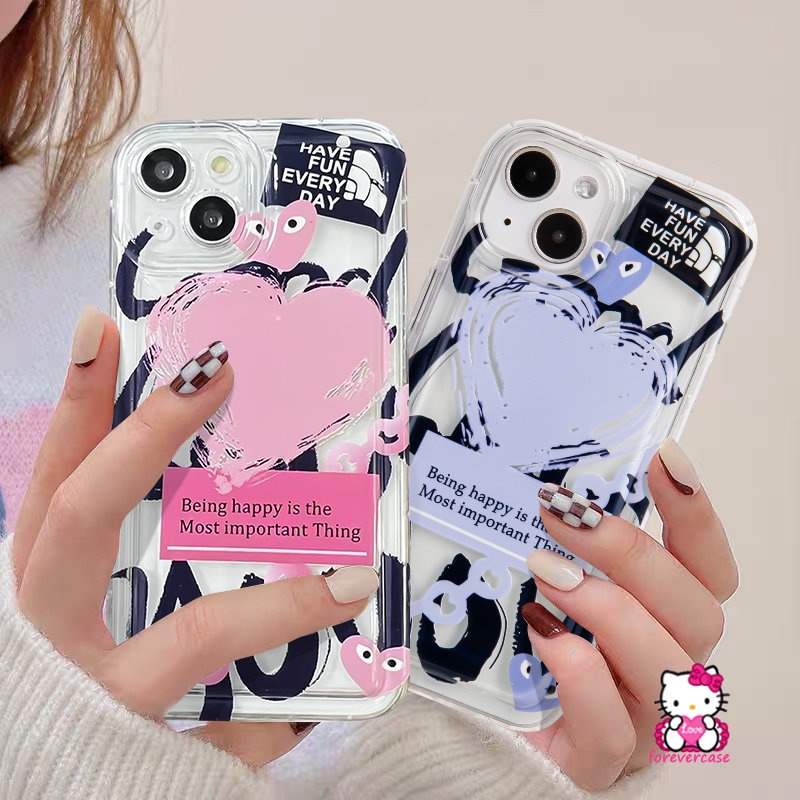 Graffiti Cinta Hati Comme Des Garons Letter Label Case Untuk Redmi Note11 8 10 11s 10s 9 Redmi 9A 9T 10C 9 12C A1 10 10A 9C NFC Note9 10 POCO F4 Kartun Airbag Soft Case