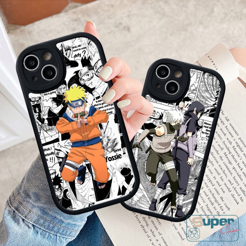 Casing Anime Doodle Untuk Infinix Hot 10T 10s 11s Smart 5 6 Hot 9 11 10 Play Infinix Note 8 Hot 10 Fashion Kartun Naruto Keren Shockproof Lembut Tpu Phone Cover