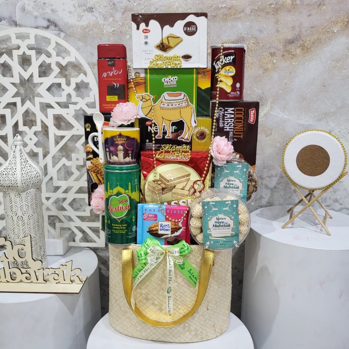 

Paket Dekorasi Lebaran Idul Fitri Hampers Parcel Hadiah Kue Kering 033 - A