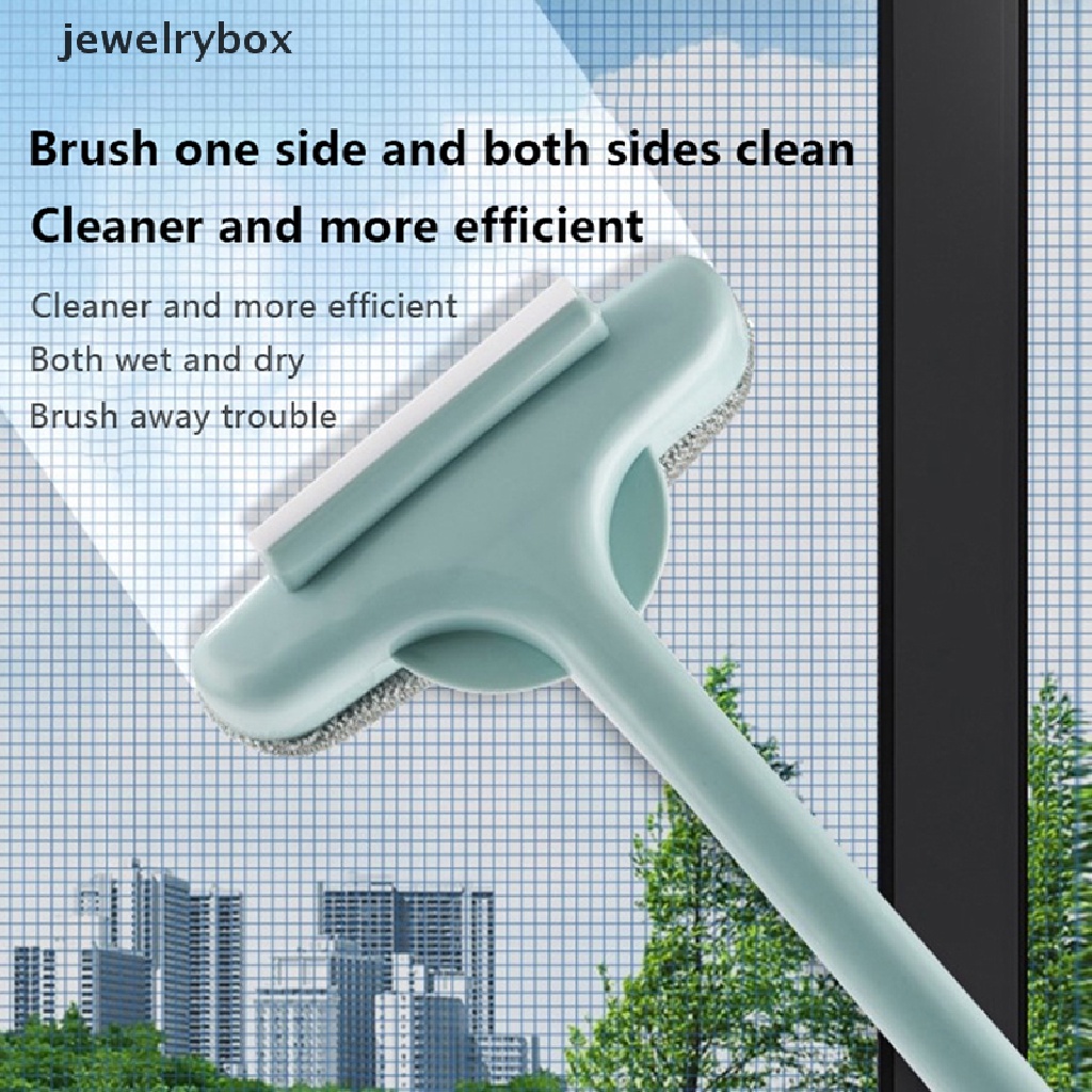 [jewelrybox] Extendable 2in1 Window Cleaner Brush Mesh Screen Cleaner Sikat Pembersih Kaca Butik