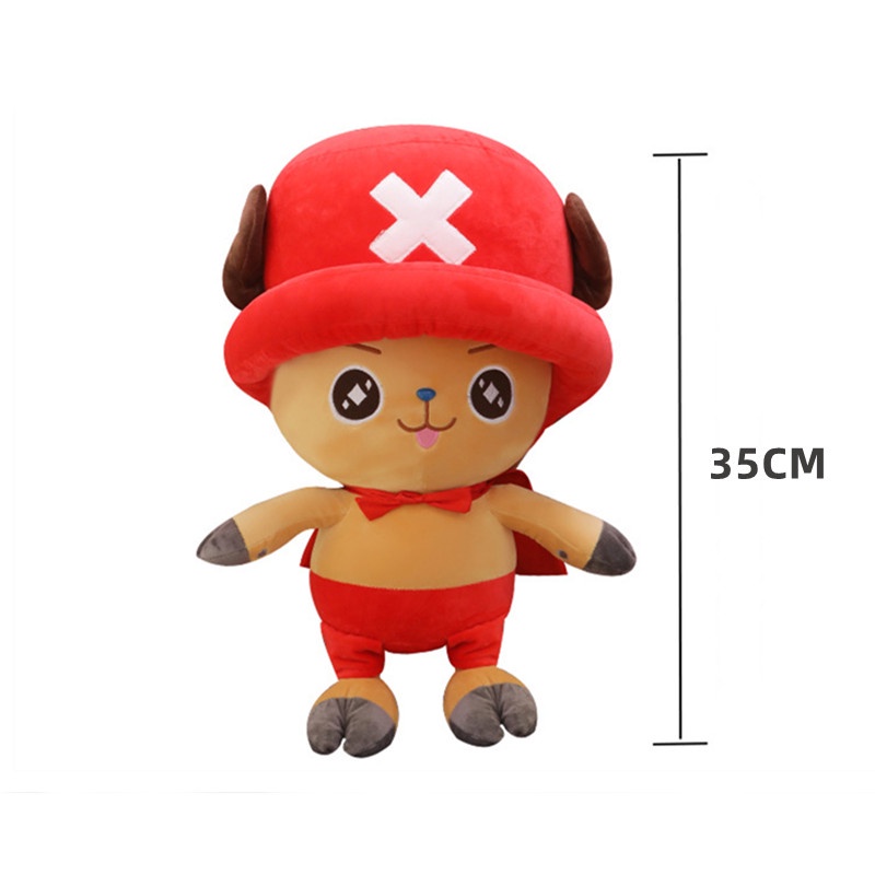 35cm 45CM Anime One Piece Chopper Mainan Mewah Boneka Bantal Lembut Stuffed Toy Untuk Ulang Tahun Anak