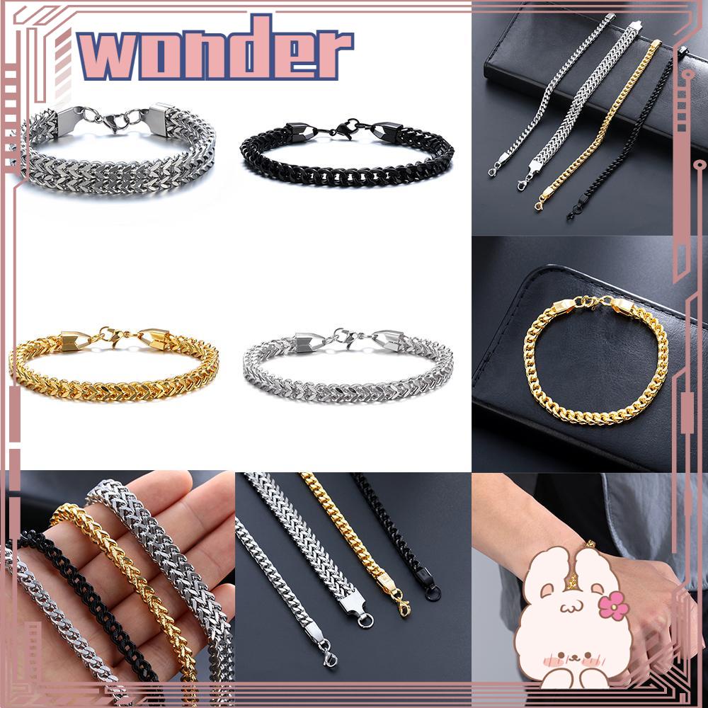Wonder Gelang Pria Terbaru Link Rantai Bangle