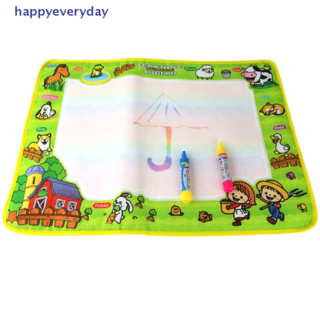 [happy] Alas Gambar Air Dengan 2draw pen Alas Bermain Gambar Air Ajaib Anak50 * 36cm [ID]