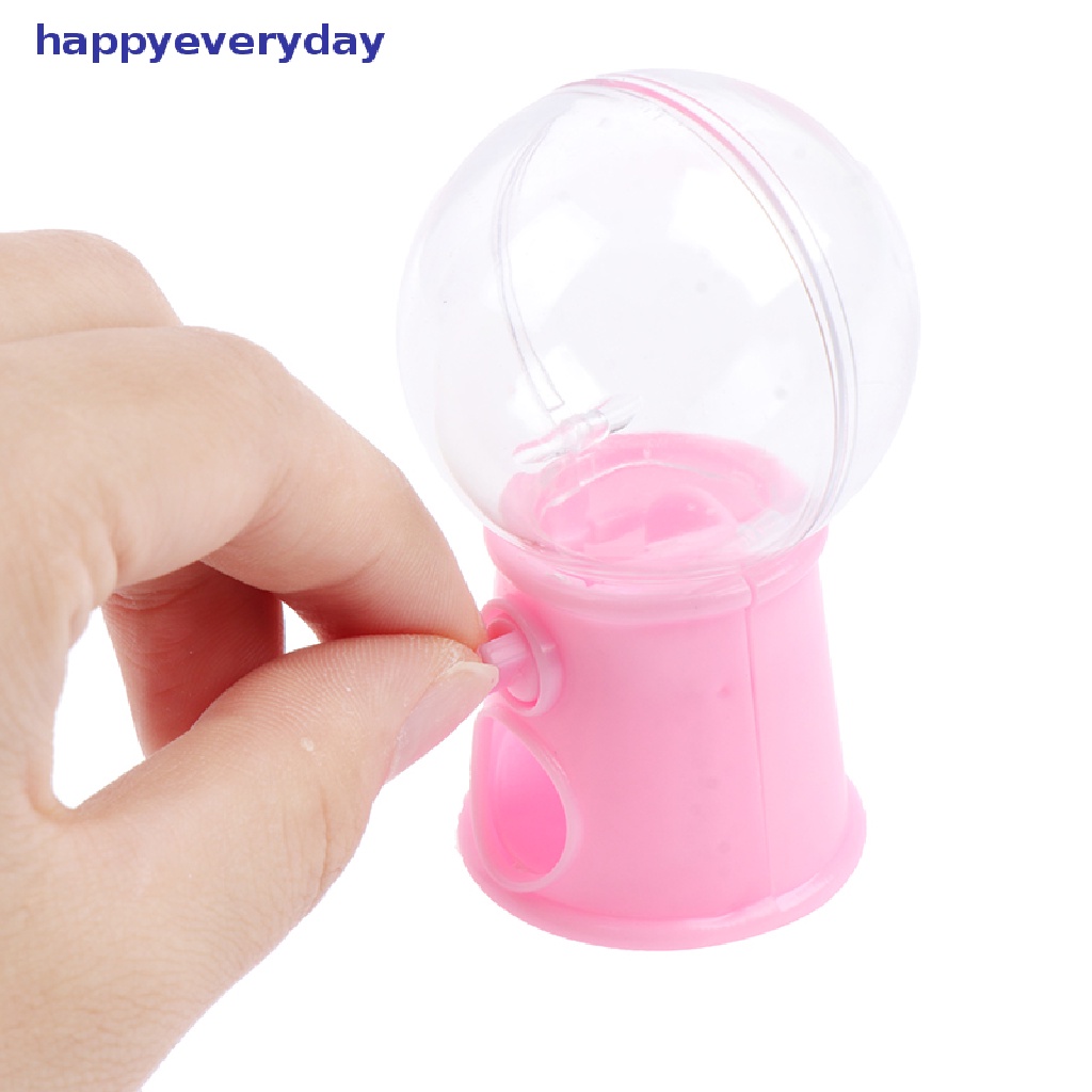 [happy] Mesin Permen Mini Bubble Gumball Dispenser Coin Bank Mainan Anak Hadiah Chrismas [ID]