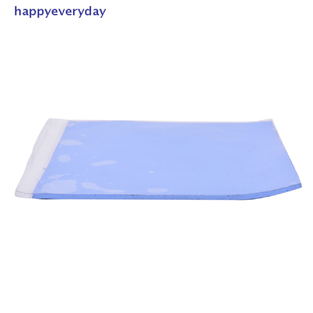 [happy] Biru GPU CPU Heatsink Pendingin Thermal Conductive Silicone Pad 100mmx100mmx2mm [ID]